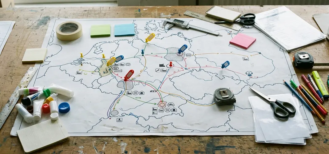 Image showing capability map